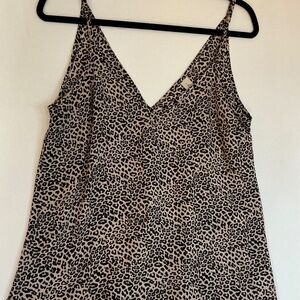 Allison Joy Cheetah print women’s camisole size M